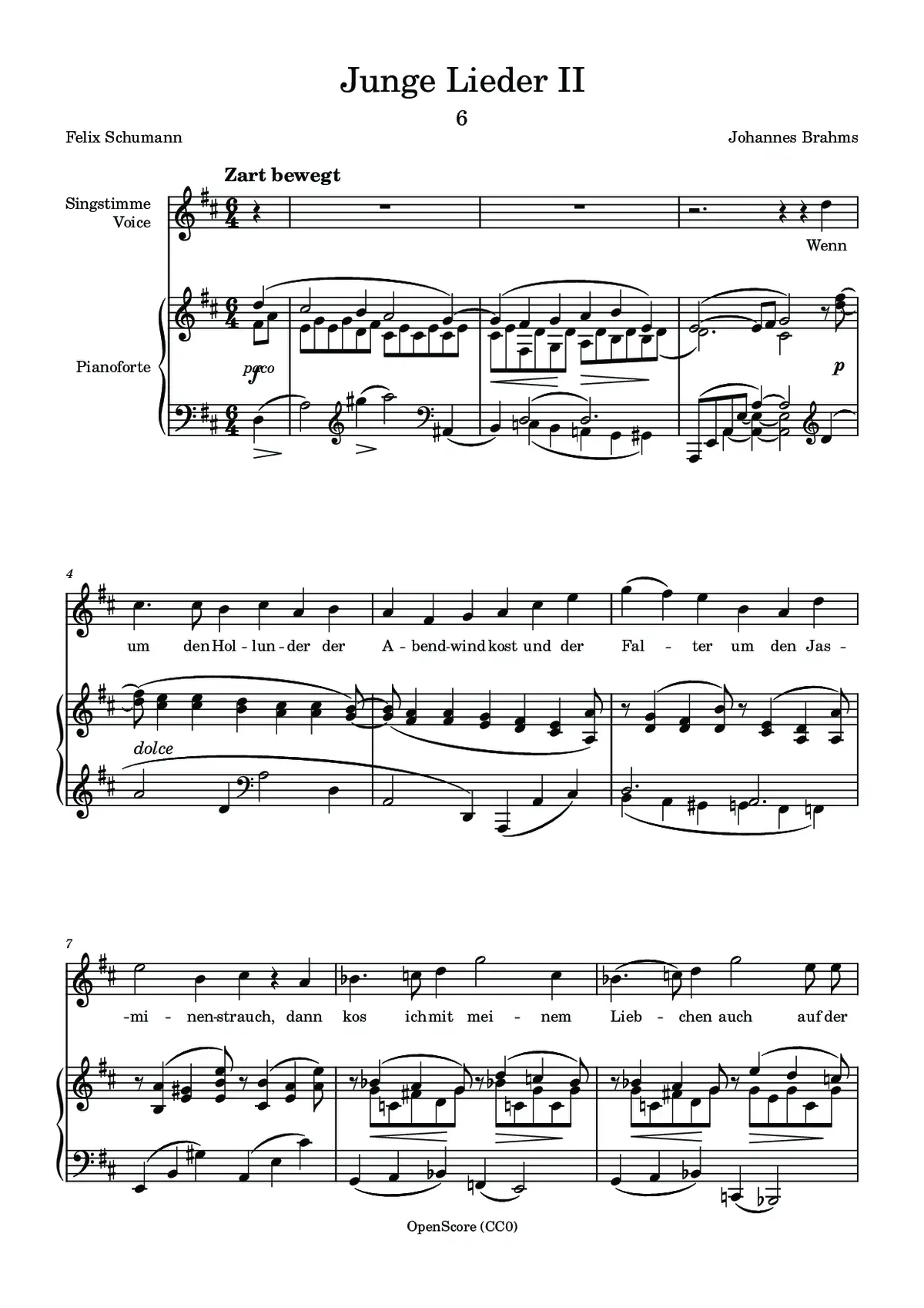 Junge Lieder II - Page 1