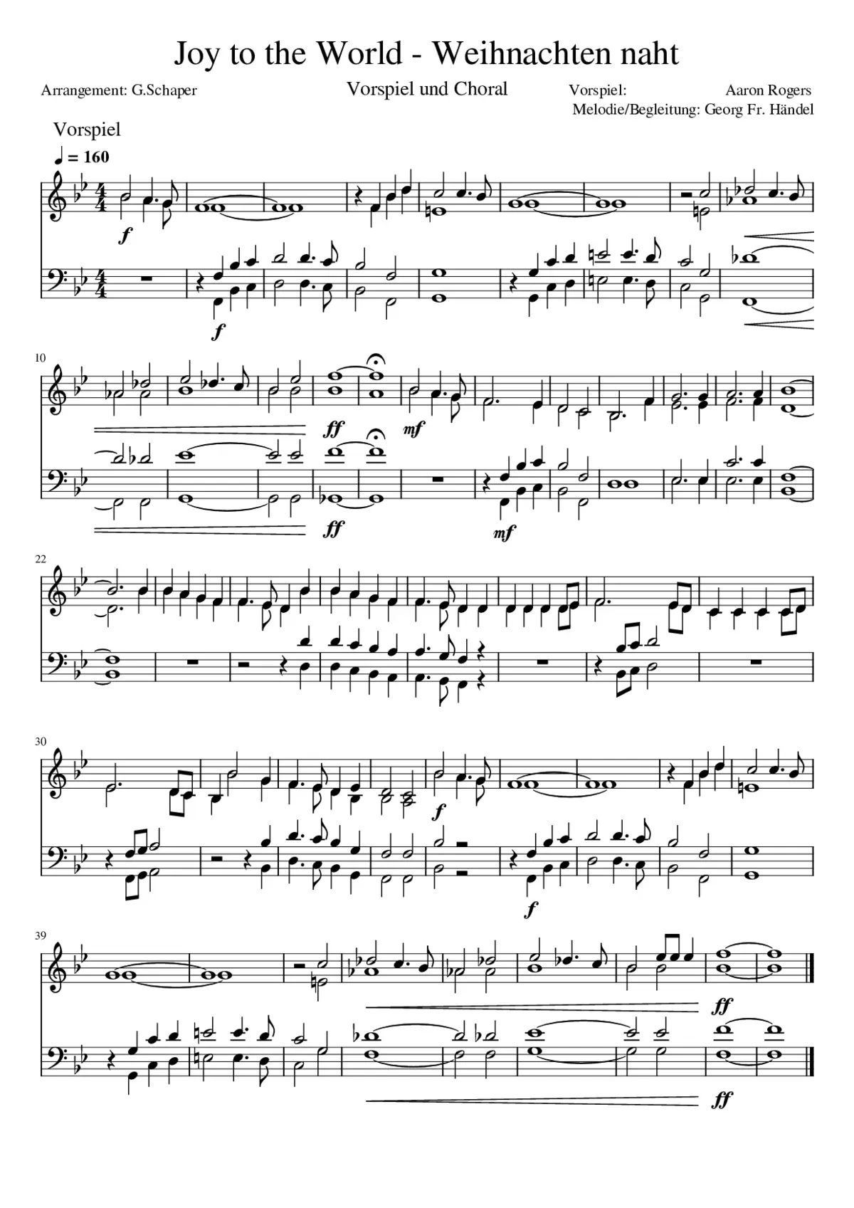 Joy To The World - Page 1