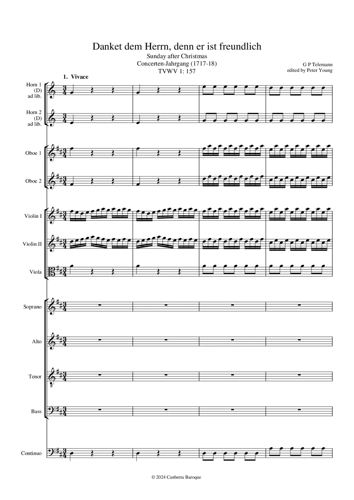 Danket dem Herrn - Page 1