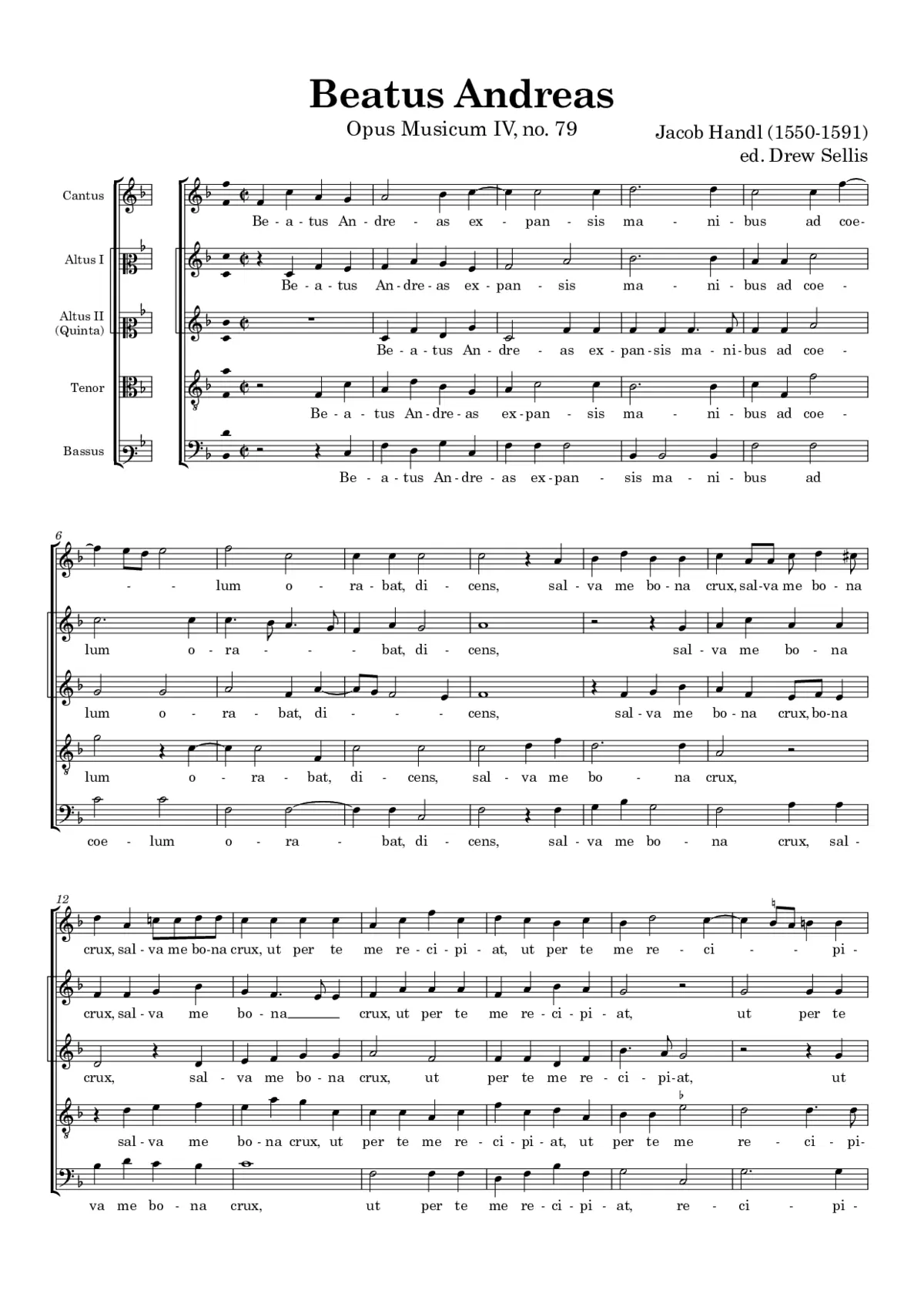 Beatus Andreas - Page 1