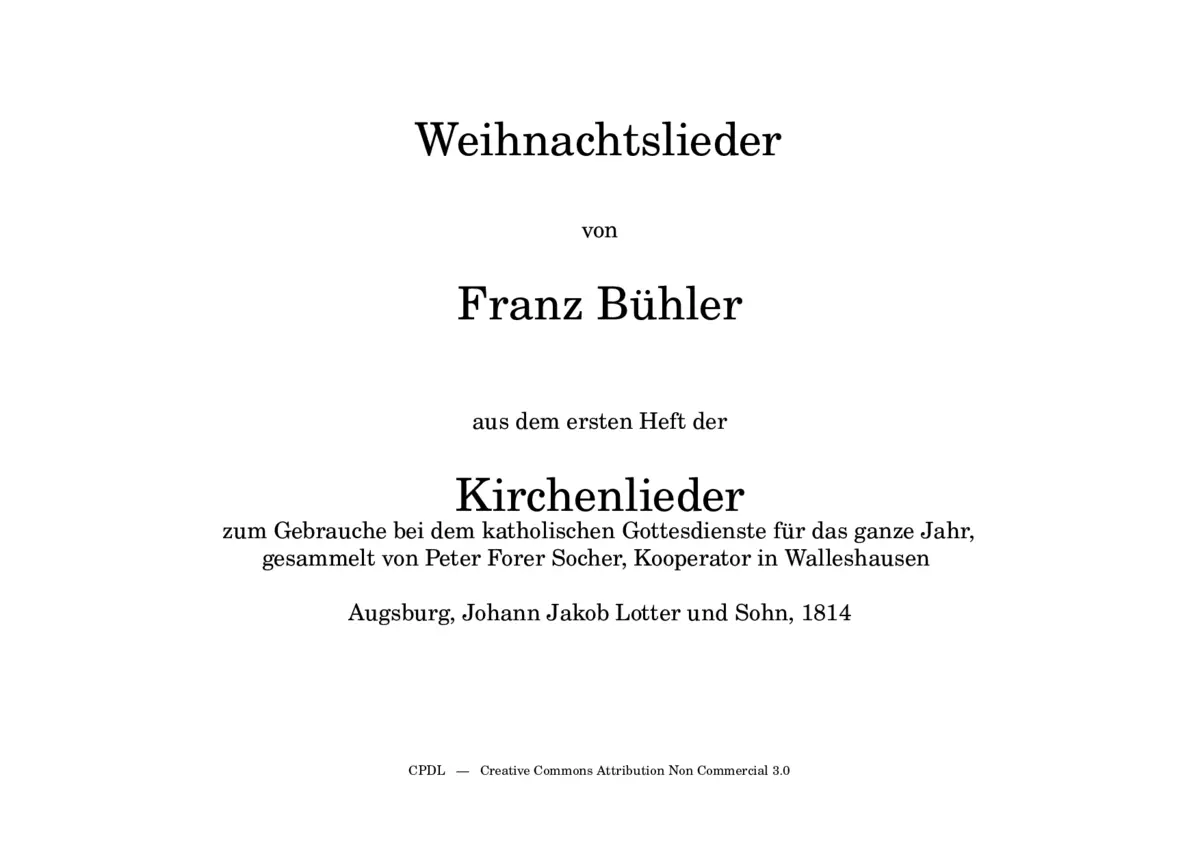 9 Weihnachtslieder - Page 1