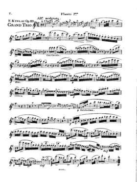 Trio for Piano and 2 Flutes