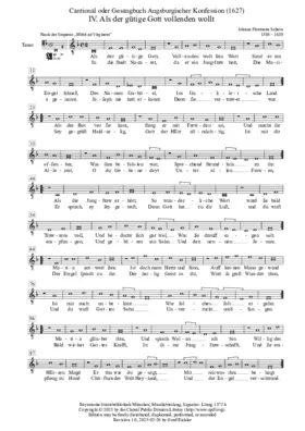 Als der gütige Gott vollenden wollt