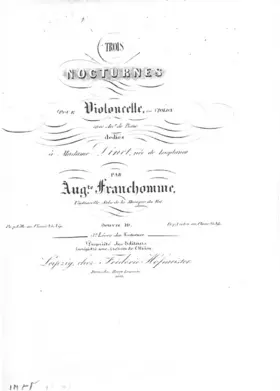 Trois Nocturnes op. 19