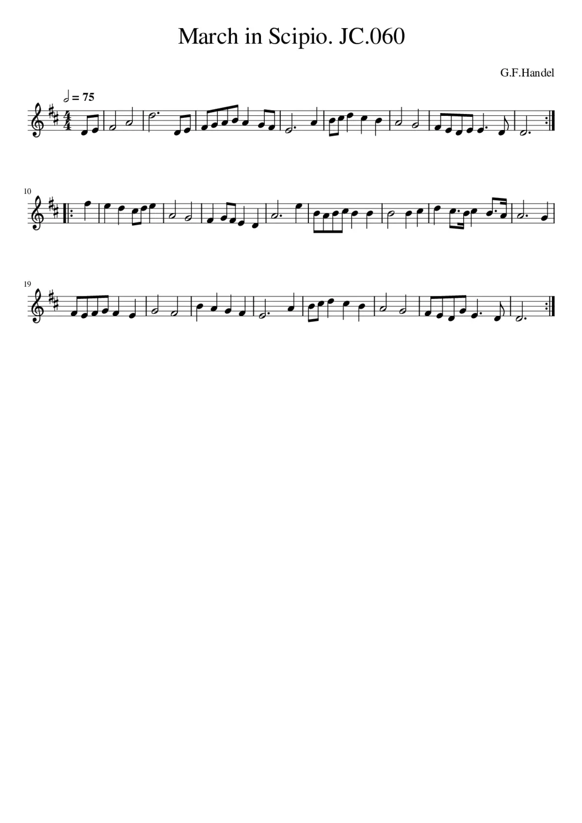 March in Scipio. JC.060 - Page 1