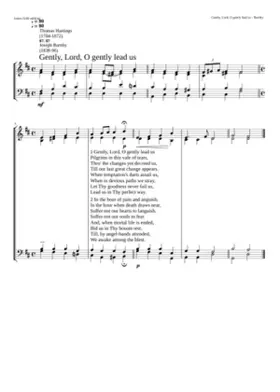 Gently Lord O gently lead us