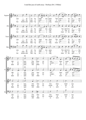 I send the joys of earth away