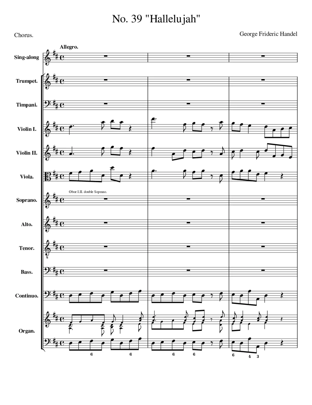 Messiah HWV 56 - Page 1