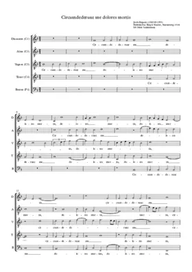 Circumdederunt me dolores mortis