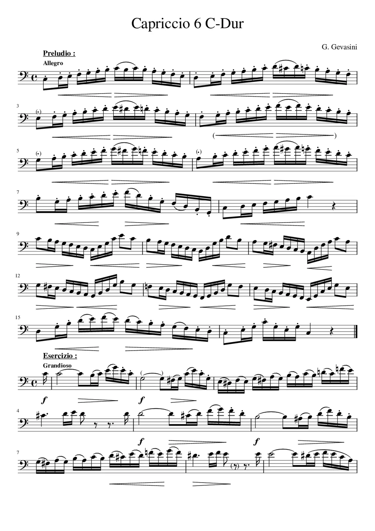 Capriccio 6 - Page 1