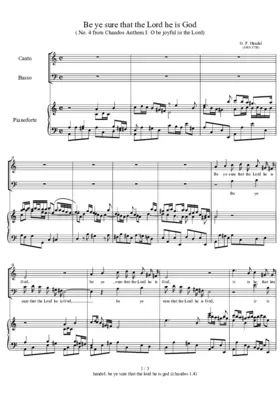 O be joyful in the Lord, HWV 246