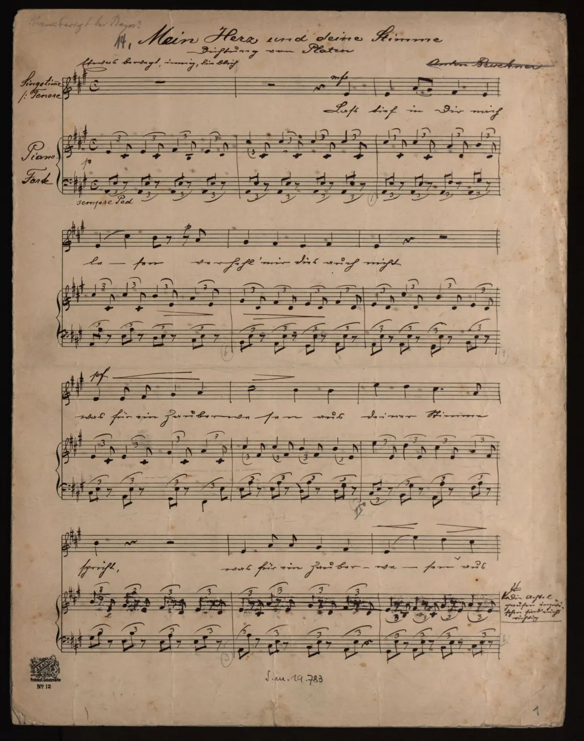 Mein Herz und deine Stimme - Page 1