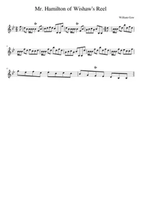 Mr. Hamilton of Wishaws Reel