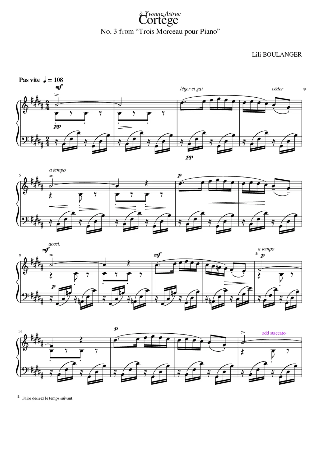 3 Morceaux - Page 1
