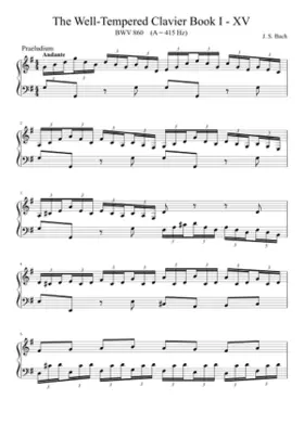 Prelude and Fugue in G major BWV 860