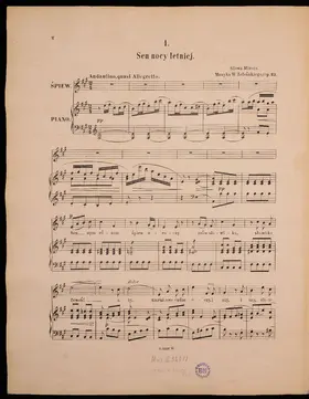 Dwie pieśni do słów Mirona