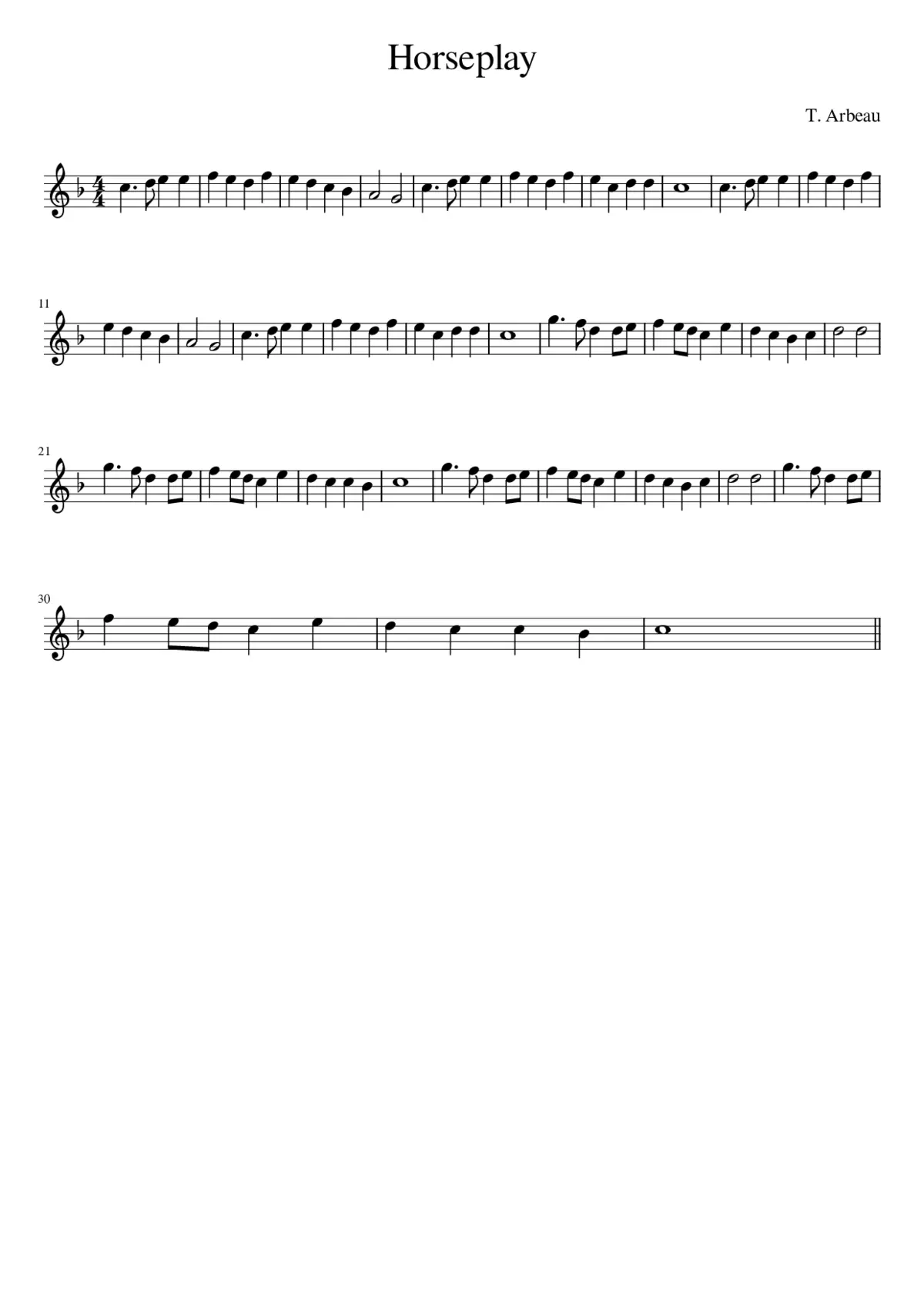 Horseplay - Page 1