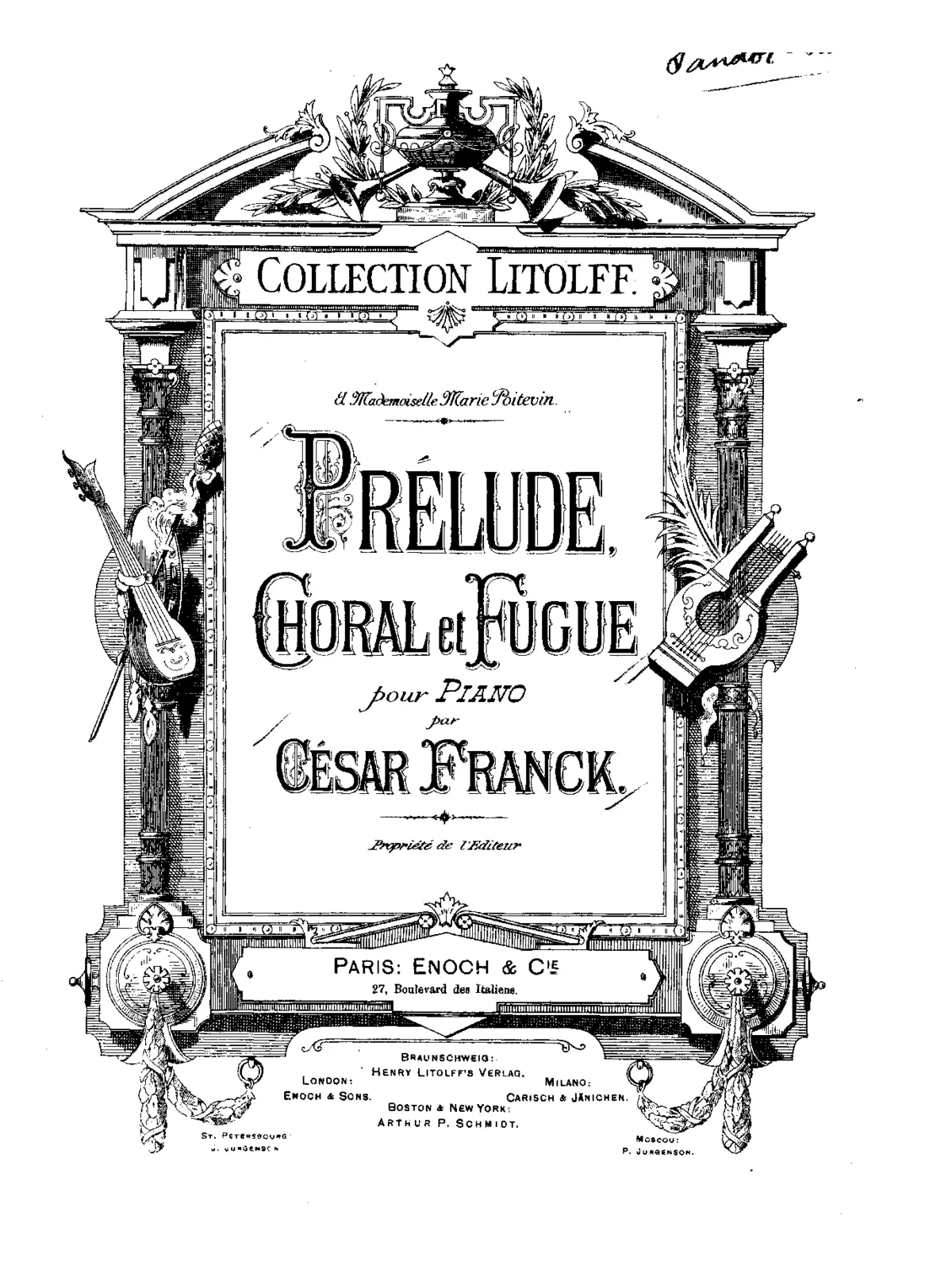 Prélude, Choral et Fugue - Page 1