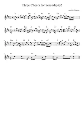 Three Cheers for Serendipity!