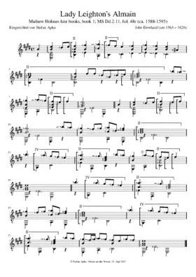 Lady Leighton's Almain