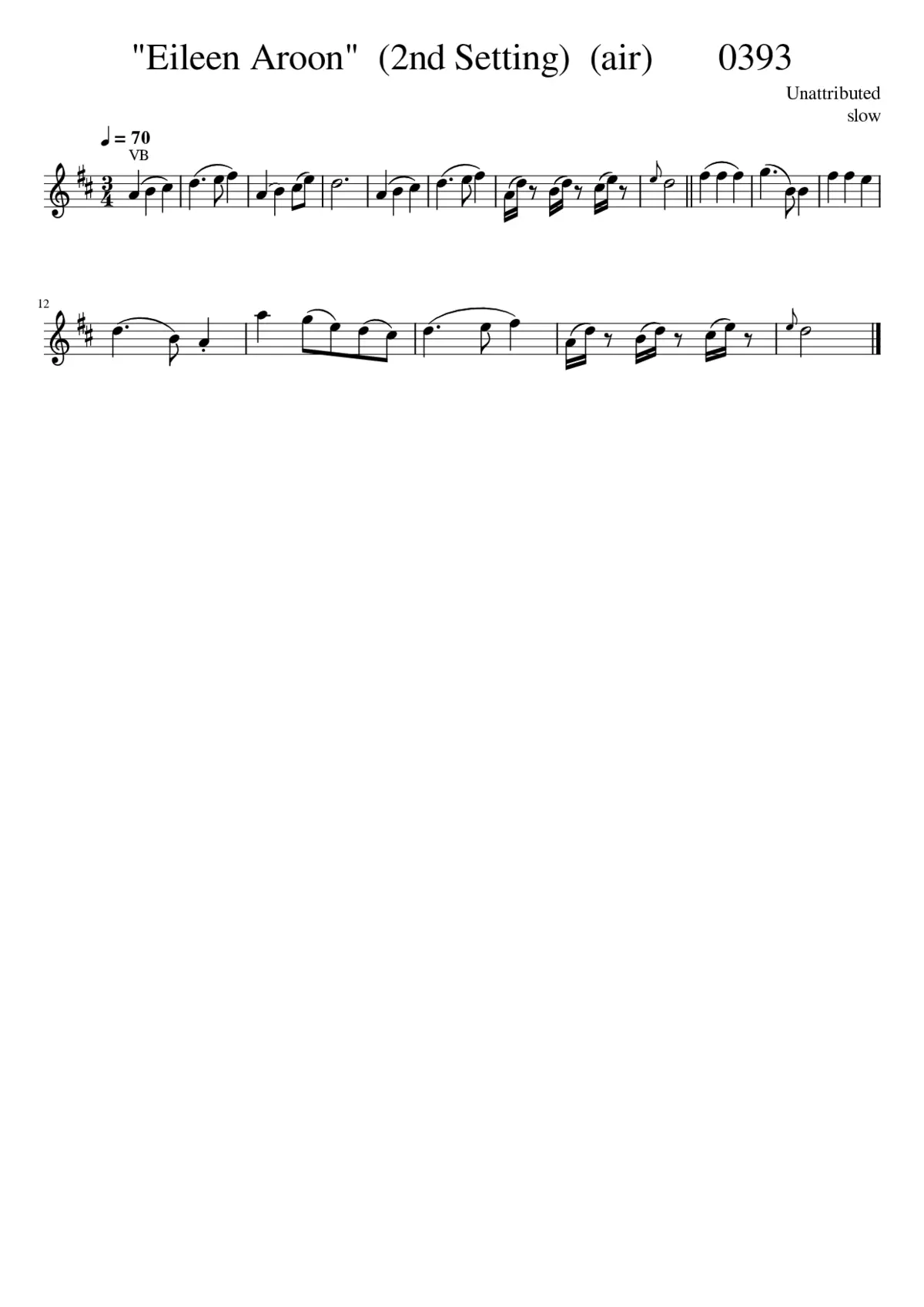 Eileen Aroon - Page 1