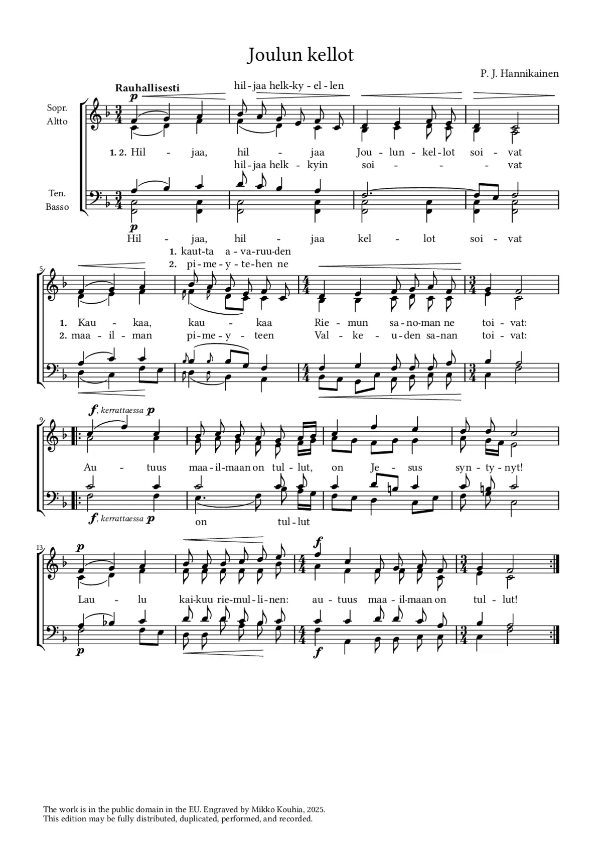 Joulun kellot - Page 1