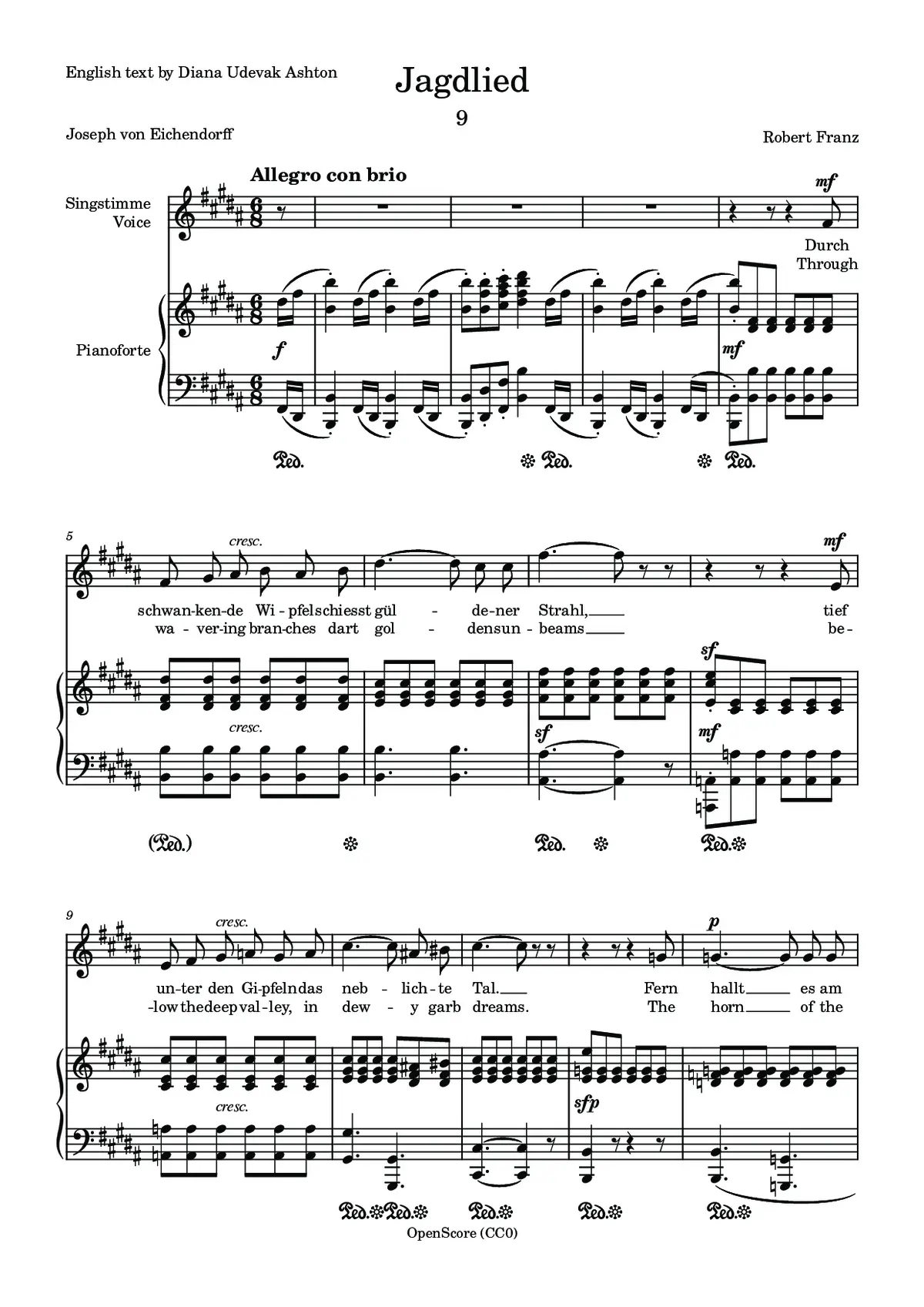 Jagdlied - Page 1