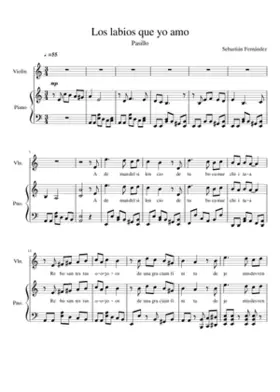Los labios que yo amo- Pasillo