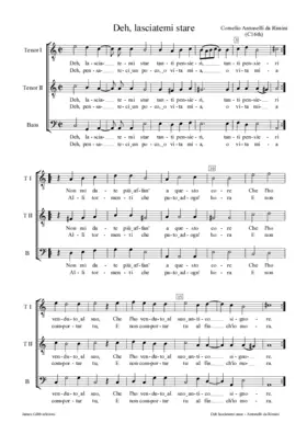 Deh lasciatemi stare