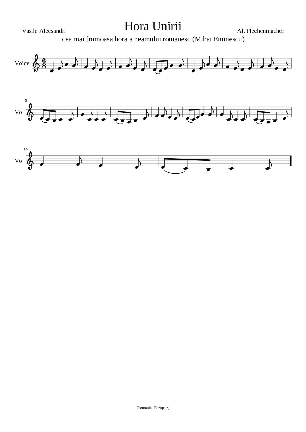 Hora Unirii - Page 1