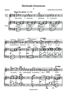 Sérénade d’automne