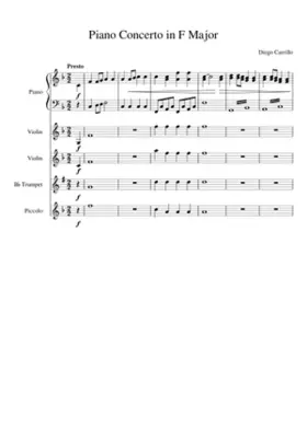 Piano Concerto in F Major