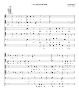 O lux beata Trinitas