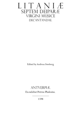 Litaniae Septem Deiparae Virgini Musice Decantandae