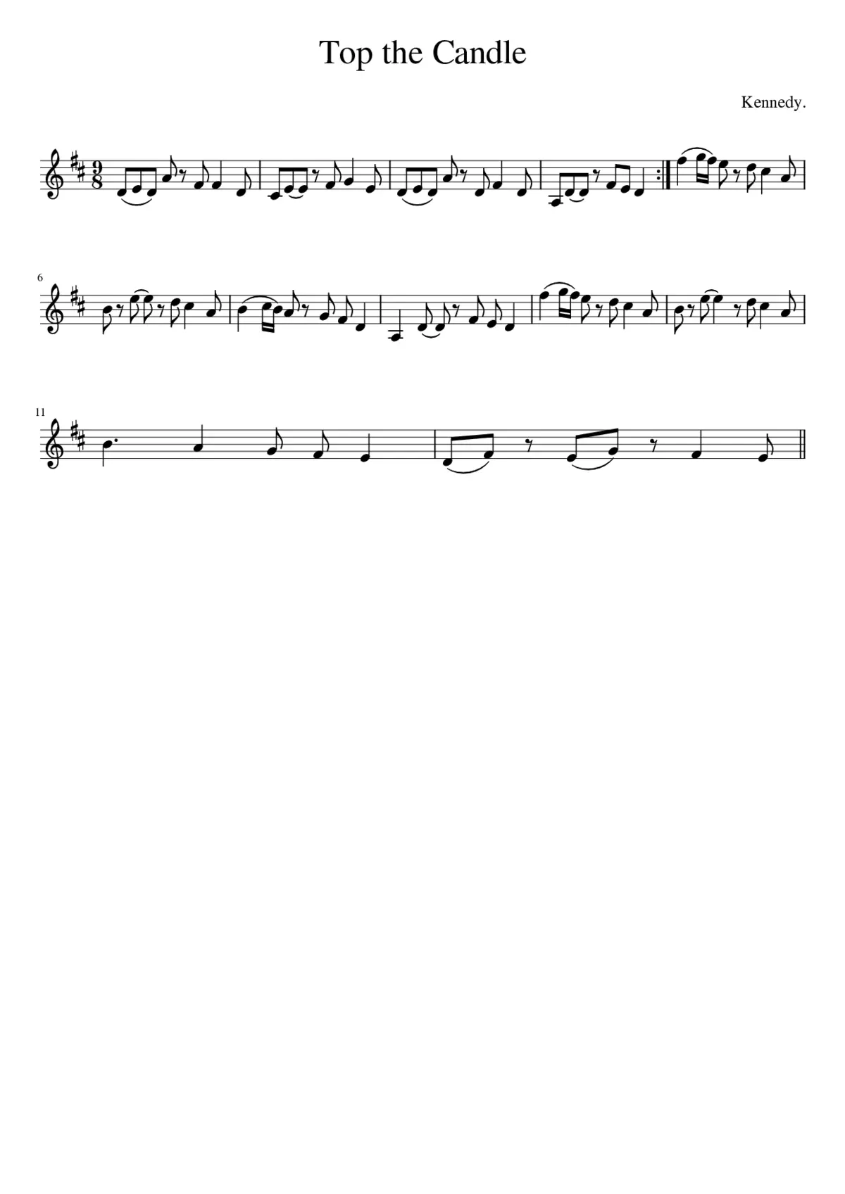 Top the Candle - Page 1