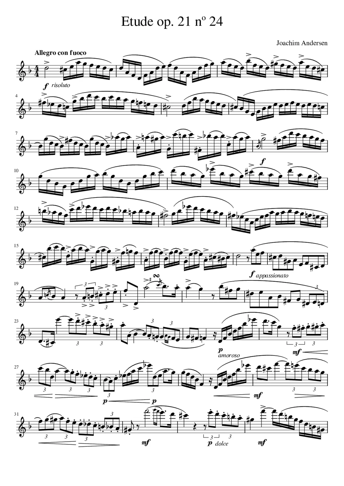24 Studien op. 21 - Page 1