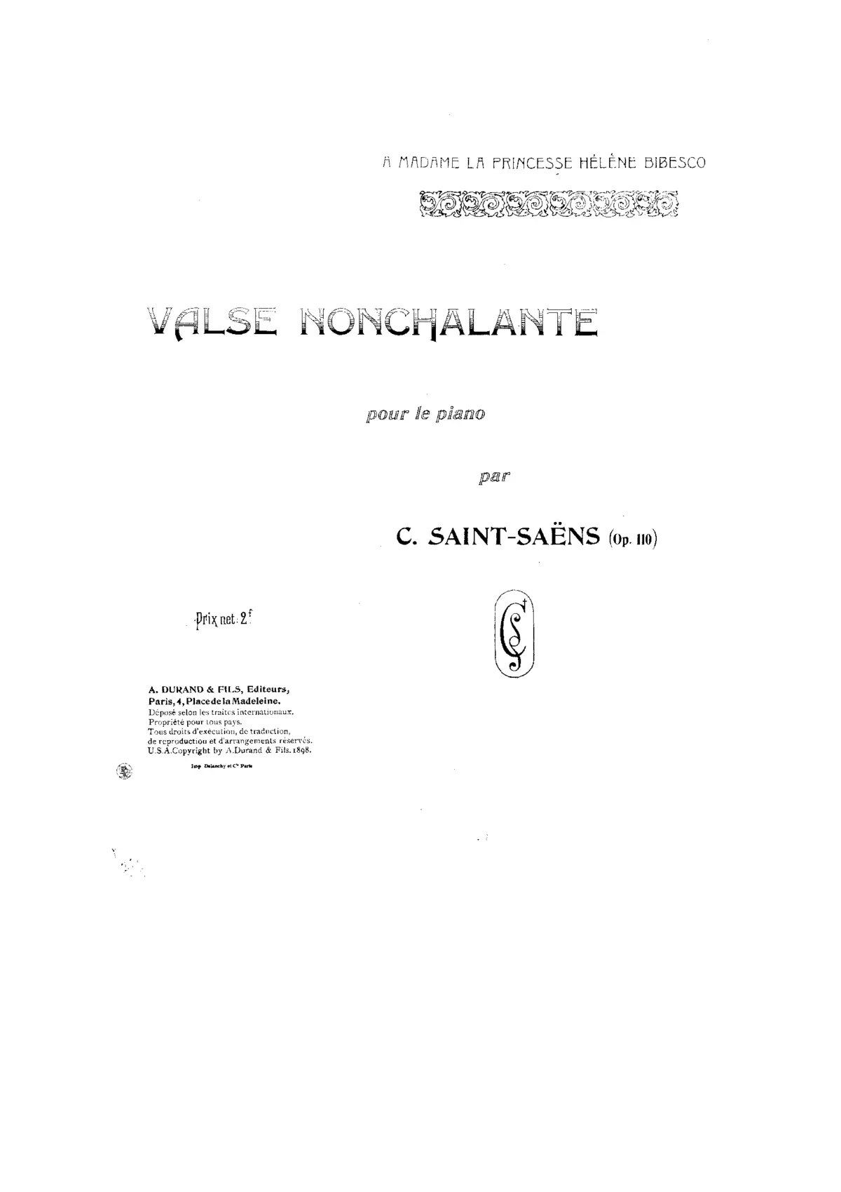 Valse Nonchalante - Page 1