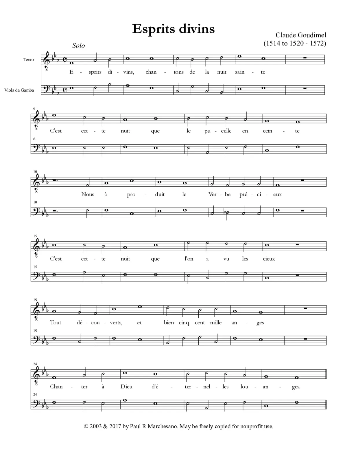 Esprits divins - Page 1