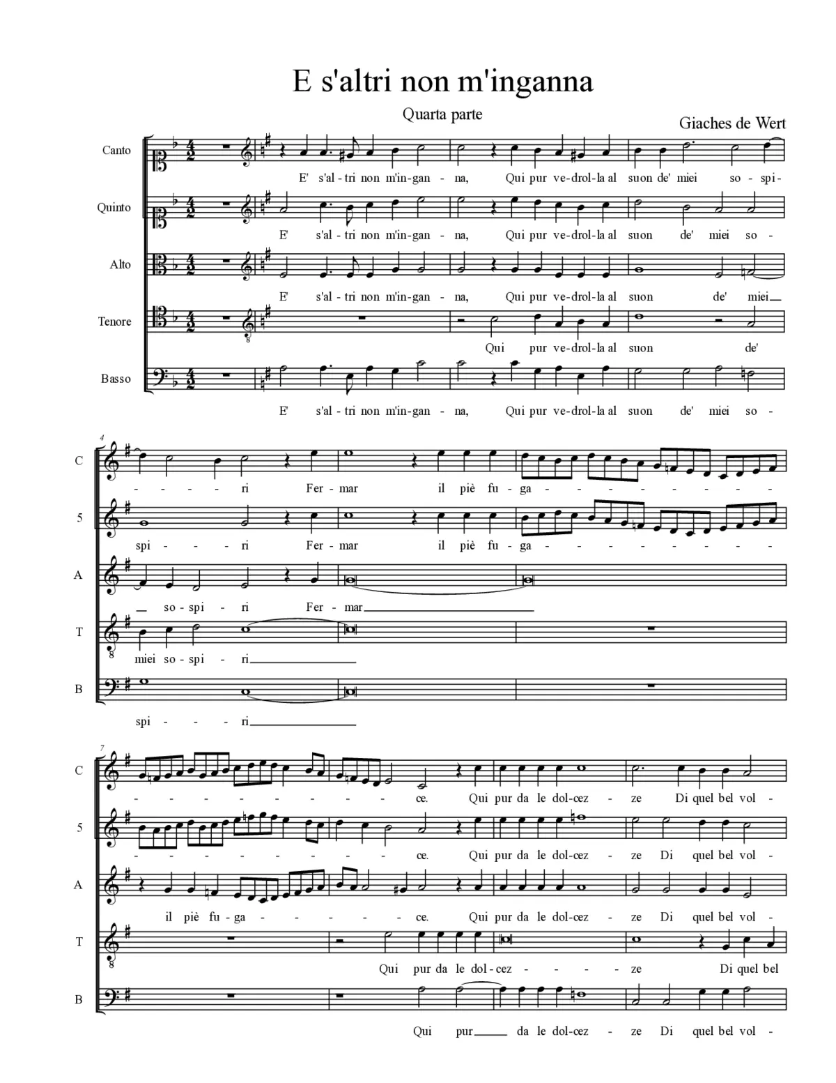 Et s'altri non m'inganna - Page 1