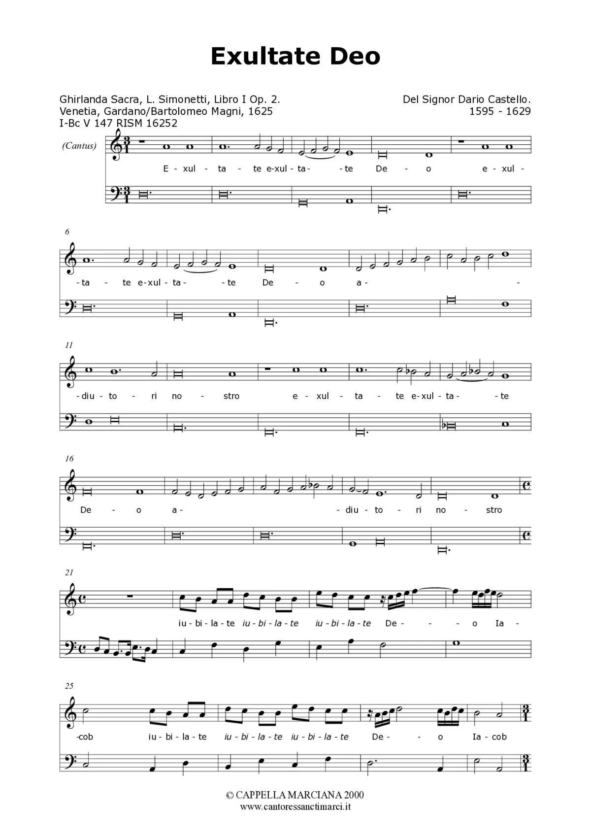 Exultate Deo - Page 1