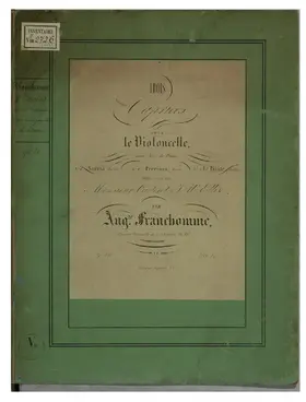 Trois caprices pour le violoncelle avec acct de piano