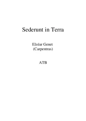 Sederunt in terra