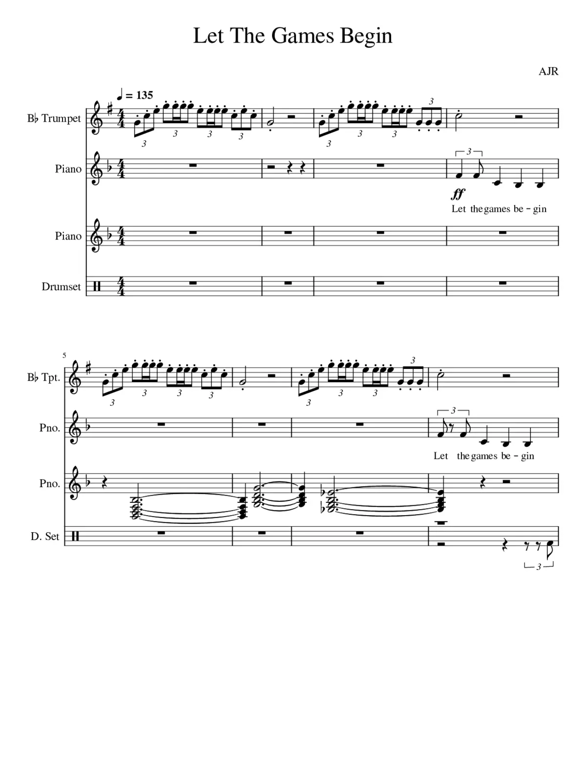 let the games begin - Page 1