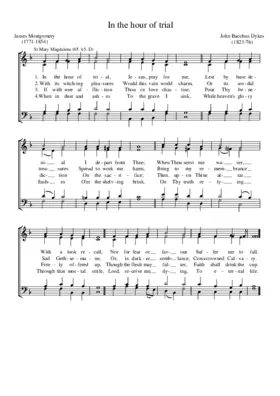 In the hour of trial