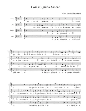Così mi guida Amore
