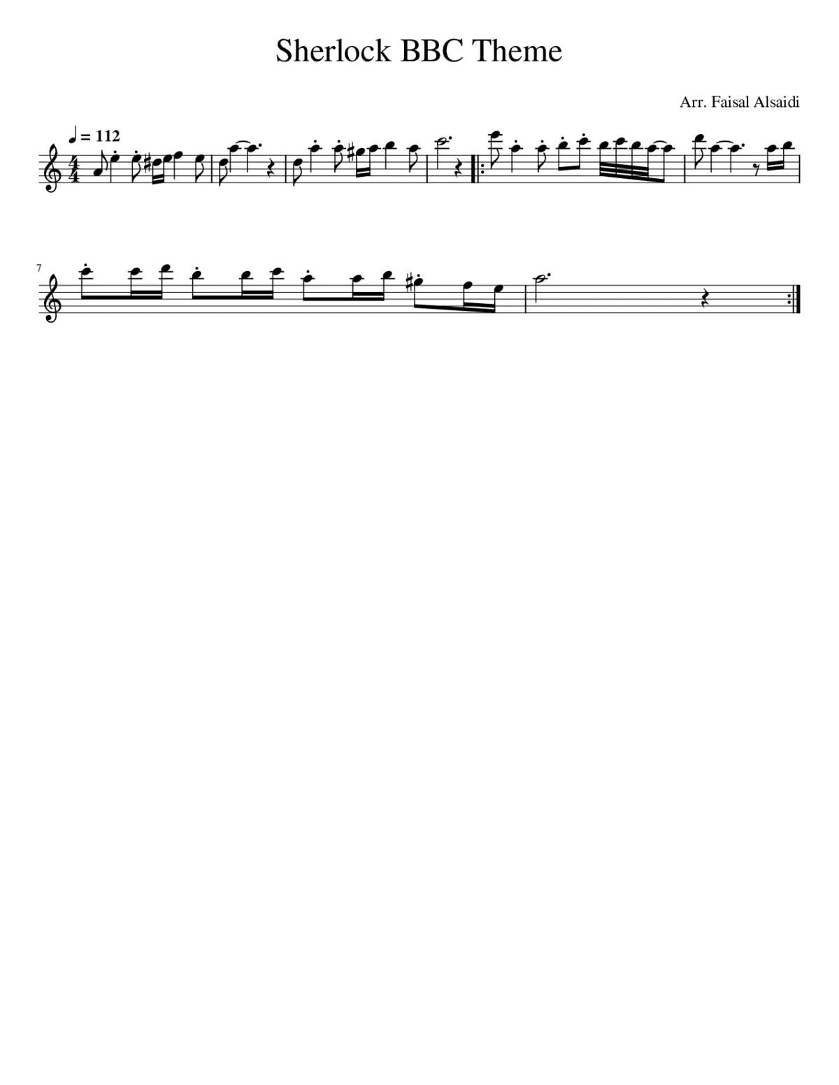 sherlock bbc theme - Page 1