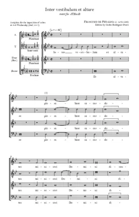 Inter vestibulum et altare