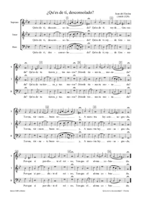 ¿Qu'es de ti, desconsolado?