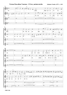 Petrum Marcello venetum - O Petre antistes inclite