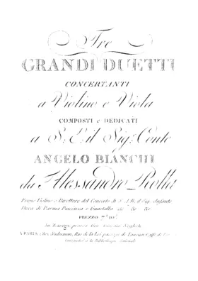 3 Grand Concertant Duos for Violin and Viola